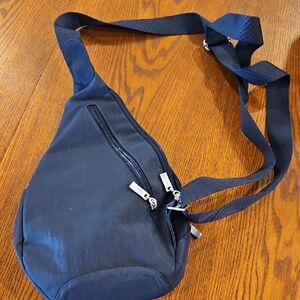 Elegant Navy Blue Women's Belt Bag